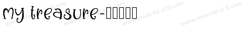 my treasure字体转换